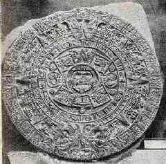 Slunen kmen Aztk - Piedra del Sol - Aztek Sun Stone